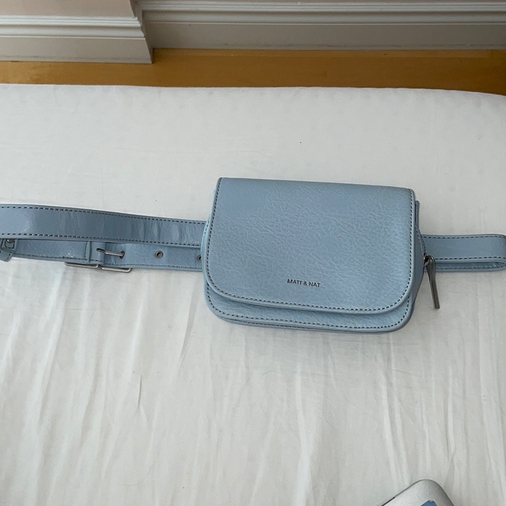 Matt & Nat Sky Blue Crossbody Bag